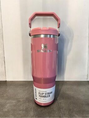 Stanley IceFlow Flip Straw Tumbler 30oz Port Shimmer Pink